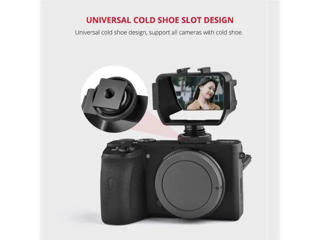 Alt view image 2 of 4 - YELANGU Camera Selfie Vlogging Flip Screen with Cold Shoe Bracket Mount Stand