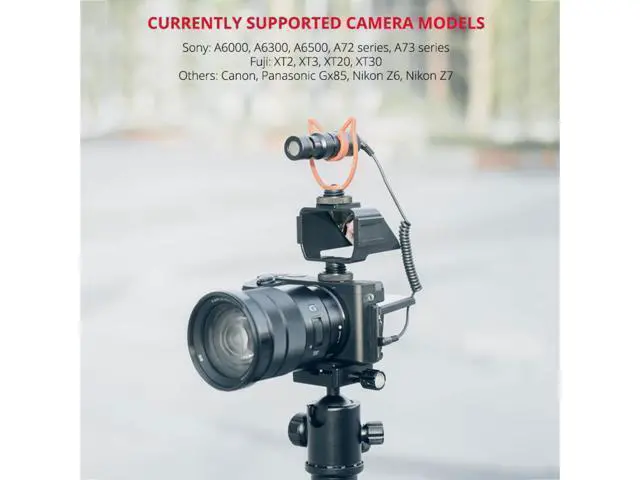 Alt view image 4 of 4 - YELANGU Camera Selfie Vlogging Flip Screen with Cold Shoe Bracket Mount Stand