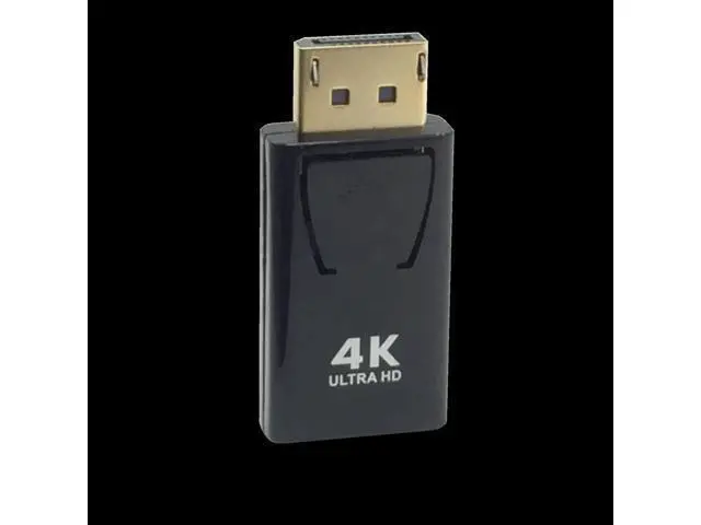 Alt view image 2 of 2 - Adaptateurs mâle à femelle 4K Ultra HD 1080P, 3D, plaqué or, Port d'affichage vers HDTV, convertisseur DP pour PC HDTV
