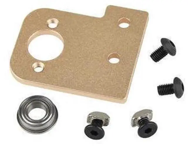 Main image of black color Creality Ender 3 Z-Axis stabilizer with bearing Aluminum alloy Z axis lead screw upgrade holder for Ender-3