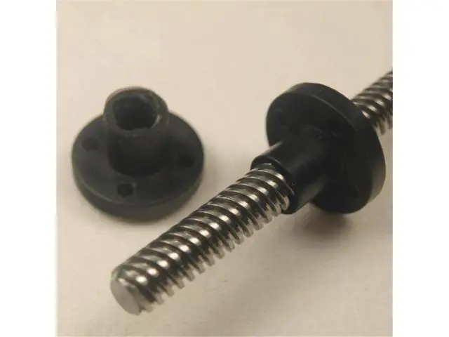 Alt view image 2 of 3 - Funssor 2pcs TR8 lead screw POM nut T type screw nut T8x2/tr8x4/TR8x8 lead screw nut for CNC 3D printer DIY parts
