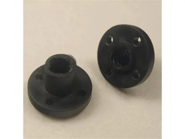 Alt view image 2 of 3 - Funssor TR8 lead screw POM nut T type screw nut T8x2/tr8x4/TR8x8 lead screw nut for CNC 3D printer DIY parts