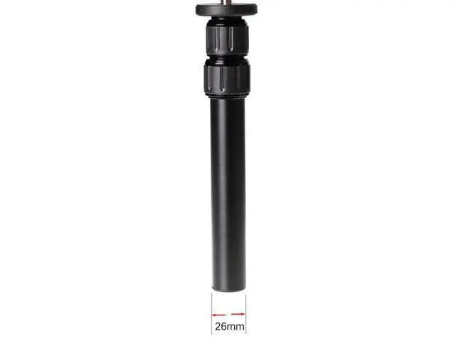 Alt view image 3 of 4 - Middle Axis Extension Rod 3 Sections Extended Stick Photography Accessories Aluminum Alloy Extendable Rod Extension Pole