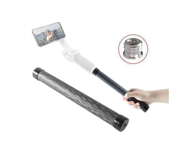 Alt view image 2 of 4 - Carbon Fiber Extended Axis Rod Extension Rod Extendable Stick for Dslr Camera Mobile Phone Handheld Stabilizers Tripod Stand