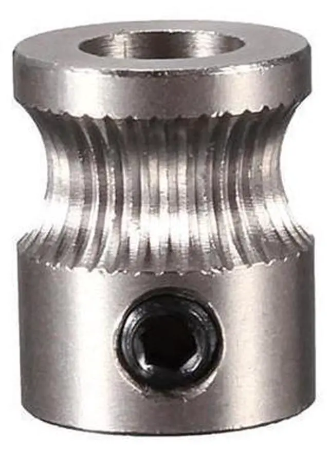 Alt view image 2 of 3 - Funssor 3D Printer parts Stainless Steel MK8 Drive Gear For 1.75mm & 3mm Filament Extruder