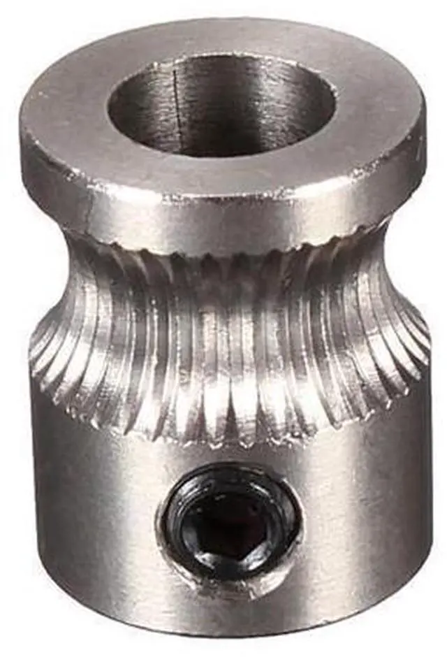 Alt view image 3 of 3 - Funssor 3D Printer parts Stainless Steel MK8 Drive Gear For 1.75mm & 3mm Filament Extruder