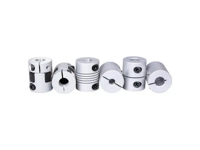 Alt view image 2 of 3 - 3D Printer Parts Flexible Shaft Coupler 5x8x25 Plum blossom/Rigid clamping Coupling Shaft Stepper Motor coupler connector