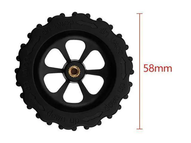 Alt view image 2 of 2 - 4pcs 3D Printer Accessories Upgraded M4 Threaded Big Hand Twist Leveling Nut For Creality CR-10/10S Mini/Ender-3 3D Printer