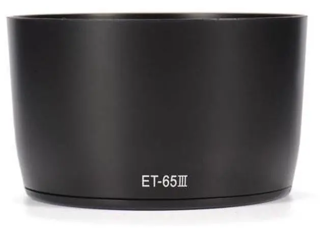 Main image of ET-65III Dedicated Camera Lens Hood Shade for Canon EF 85mm f/1.8 USM & EF 100mm f/2.0