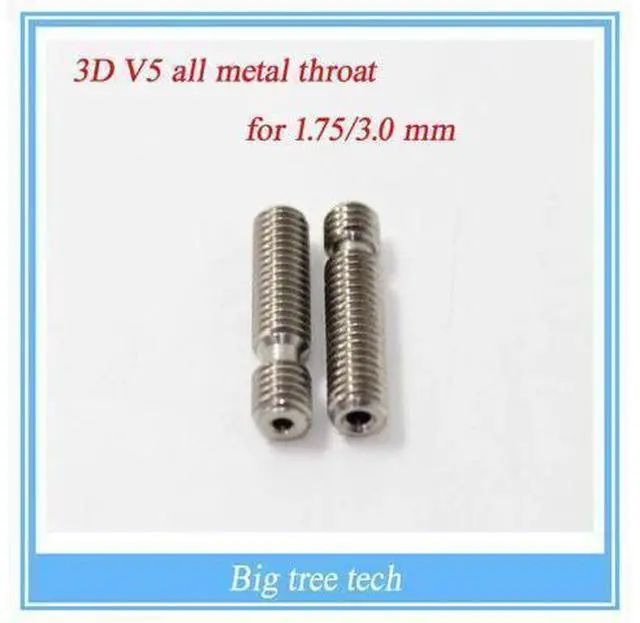 Main image of 10PCS Stainless Steel 3D V5 all metal Heat Break Hotend Throat for 1.75 mm 3.00mm Filament 3d Printer !