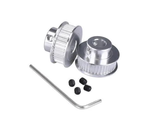 Alt view image 2 of 3 - GT2 Timing Pulley 60 Teeth Wheel belt gear width 6mm Inner hole 5&8mm 2GT pulley for 3D printer accessories