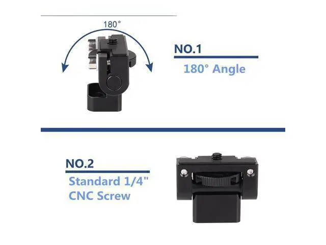 Alt view image 2 of 4 - Camera Cage Rig Holder Bracket Adjustable Anti-Twist for Gopro Flash Monitor LED