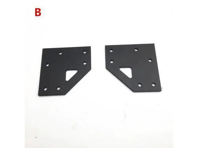 Alt view image 3 of 3 - upgrade AM8 A8 4mm aluminum bottom tee plate top corner plate bottom corner plate kit for AM8 3D Printer Extrusion Metal Frame