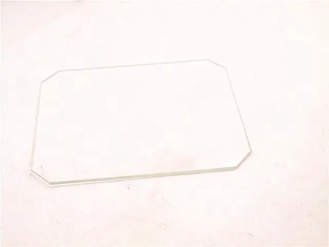 Alt view image 3 of 3 - Funssor for Monoprice mini 3D printer 130x160mm Borosilicate Glass Plate heated Bed Flat building plate Polished Edge Corners