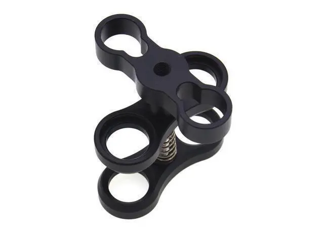 Alt view image 4 of 4 - Underwater Diving Ball Joint Connector Clamp Mount Butterfly Arm For Gopro 9 8 7