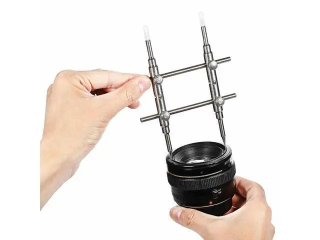 Alt view image 2 of 4 - Professional Camera Lens Repair Spanner Wrench Opening Tool Kit 25-130mm
