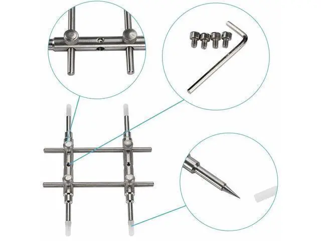 Alt view image 4 of 4 - Professional Camera Lens Repair Spanner Wrench Opening Tool Kit 25-130mm