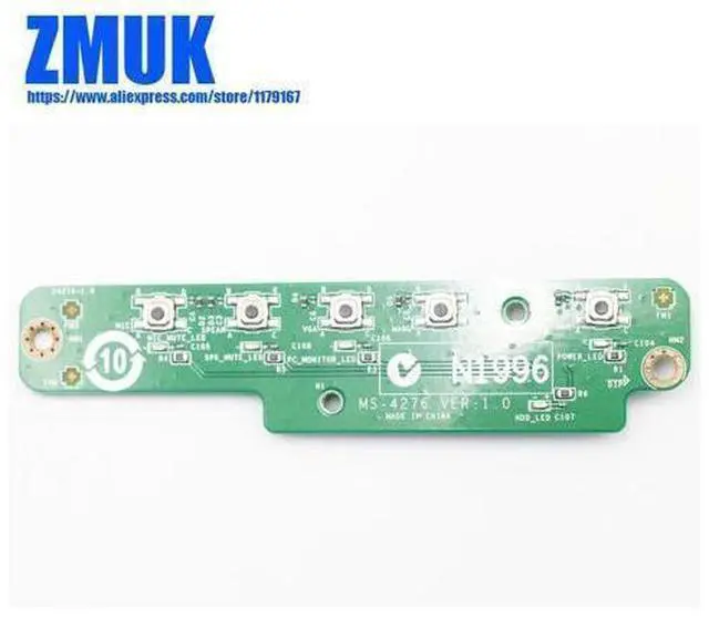 Main image of Front function button board For ThinkCentre M92z All-in-One,P/N 03T6492 MS-4276 (100101)