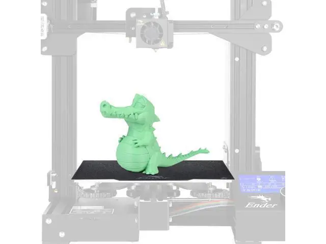 Alt view image 2 of 3 - CREALITY 3D Printer Parts Flexible Black PEI Magnetic Build Surface Plate Pads 235*235*0.4mm For Ender-3 V2/Ender-3