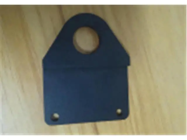 Alt view image 2 of 2 - Funssor WANHAO D7 Anti wobble plate aluminum cover black anodized with bearing