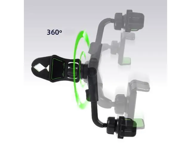 Alt view image 4 of 4 - Universal Car Rearview Mirror Phone Holder Multi-Function Gps Seat Bracket Cell Phone Clamp