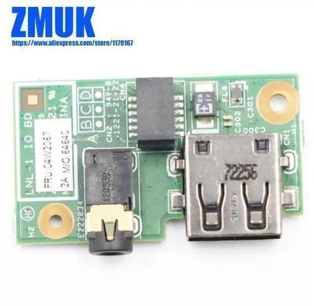 Main image of Subcard I/O Board For Lenovo Thinkpad x1 Laptop,P/N 04W2067 (100101)