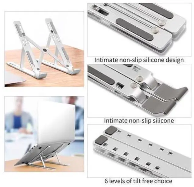 Main image of Adjustable Laptop Stand Folding Portable Lapdesk For Laptop Office Lapdesk Foldable Ergonomic Notebook Stand Bracket Holder