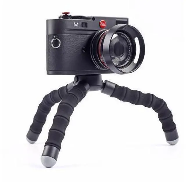 Alt view image 2 of 4 - Octopod Flexible Tripod Portable Lightweight Tripod Stand with Cold Shoe Mount for Smartphone DSLR Camera Selfie Live Broadcast