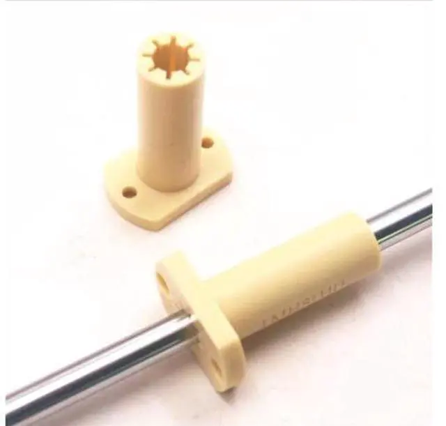 Main image of Funssor 1 pc LMH8LUU Solid Polymer Ellipse Long Type Linear Bearing Bushing 8MM Prusa DIY CNC Motion