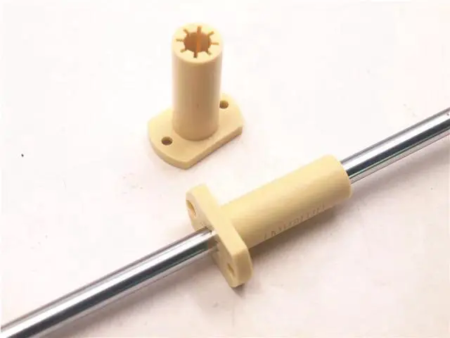 Alt view image 2 of 3 - Funssor 1 pc LMH8LUU Solid Polymer Ellipse Long Type Linear Bearing Bushing 8MM Prusa DIY CNC Motion