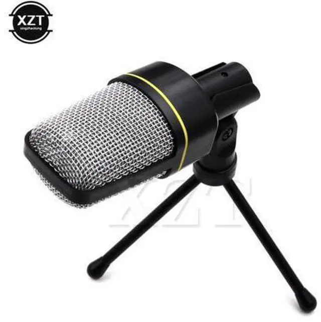 Main image of The professional one-way voice microphone with stand is suitable for PC notebook MSN Skype supports live singing and chat