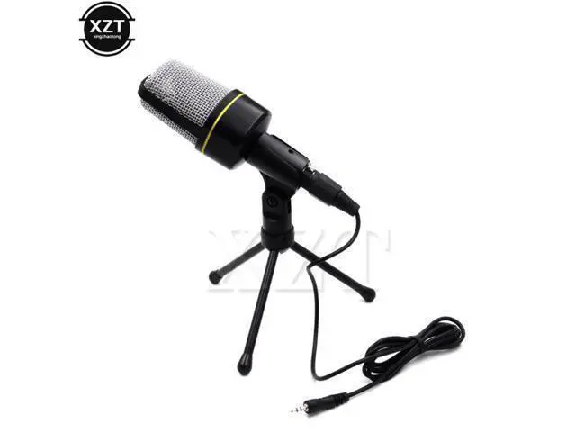 Alt view image 5 of 6 - The professional one-way voice microphone with stand is suitable for PC notebook MSN Skype supports live singing and chat