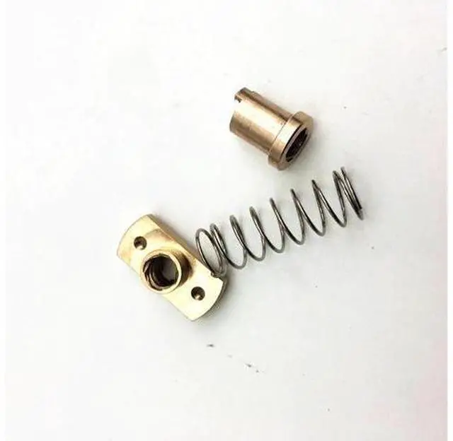 Main image of 1pcs*anti-back lash TR8 lead screw brass nut for upgrade CR-10/Tornado and clone 3D printer anti backlash Spring Loaded nut