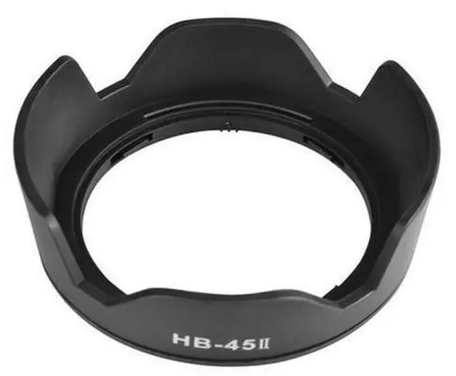 Main image of HB-45 II Bayonet Lens Hood Sun Visor For Nikon AF-S DX 18-55mm F/3.5-5.6G VR