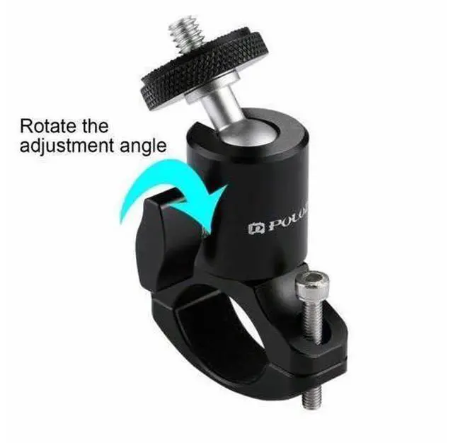 Alt view image 3 of 4 - Bicycle Bike Motorcycle Handlebar Pole Mount Holder Clamp for Gopro Hero 8 7 6 5