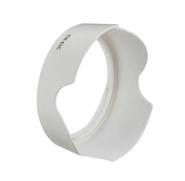 Alt view image 2 of 4 - EW-63C White Replacement Lens Hood for Canon EF-S 18-55mm F/3.5-5.6 IS STM