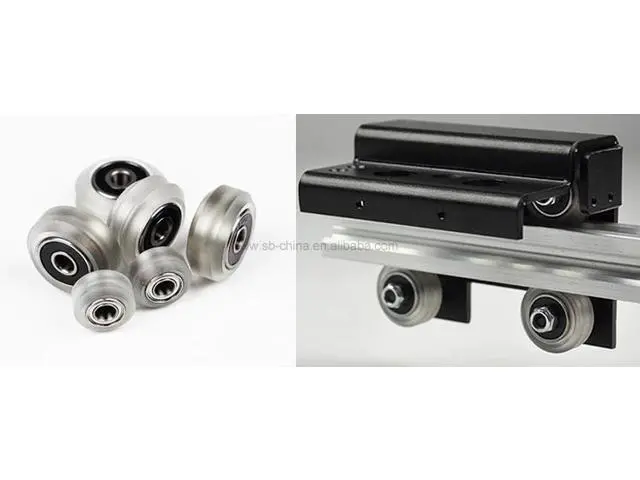 Alt view image 6 of 6 - High precision CNC clear Polycarbonate Xtreme v wheel kits for Openbuilds v-slot linear rail system