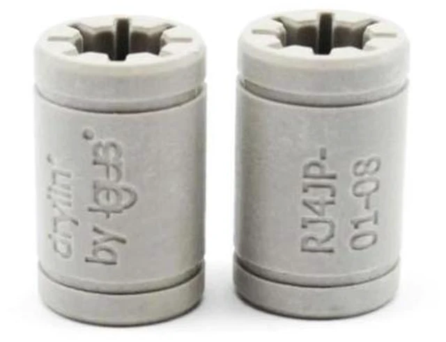 Alt view image 5 of 6 - Funssor 7pcs Solid Polymer LM8UU Bearing 8mm shaft Drylin RJ4JP-01-08 for Anet Reprap Prusa i3 3D Printer