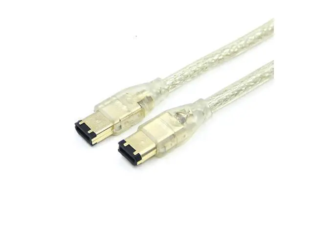 Alt view image 4 of 4 - Câble de données pour caméra industrielle IEEE 1394, 400 mb/s, 1.5m, 6 broches vers 6 broches, 6 broches vers 6 broches