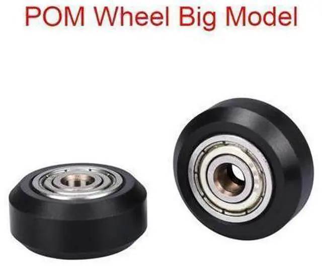 Main image of 10pcs CNC Openbuilds Plastic wheel POM with Bearings big Models Passive Round wheel Idler Pulley Gear perlin wheel for v-slot