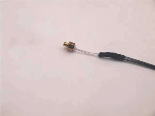 Alt view image 3 of 3 - Funssor Modular Screw-In M3 Stud Thermistor NTC 3950 100K 1% thermistor for Reprap Prusa 3D Printer Hot End Hotend