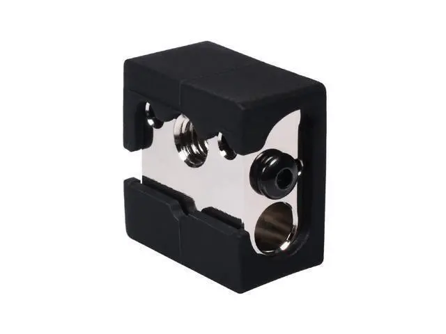 Alt view image 2 of 3 - CR10 Heater Block Plated Copper Swiss CR 10 Hotend Heat Block For MK8 Silicone Socks Nozzle DDB Extruder Cr10s Ender3 Upgrade
