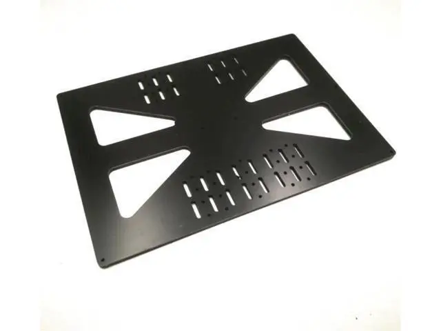 Alt view image 4 of 6 - Funssor 200x300mm heated bed support Aluminum composit Extended Y Carriage Plate for Prusa i3