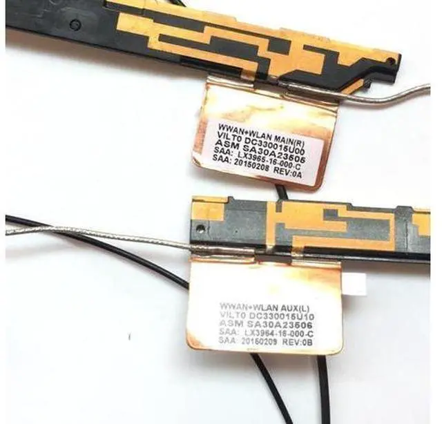 Alt view image 2 of 2 - 4pcs/Set WLAN + WWAN Antenna Kit For Lenovo Thinkpad T440S T450S Series, FRU DC330015U00 DC330015U10 SA30A23505 04X5433 04X5434