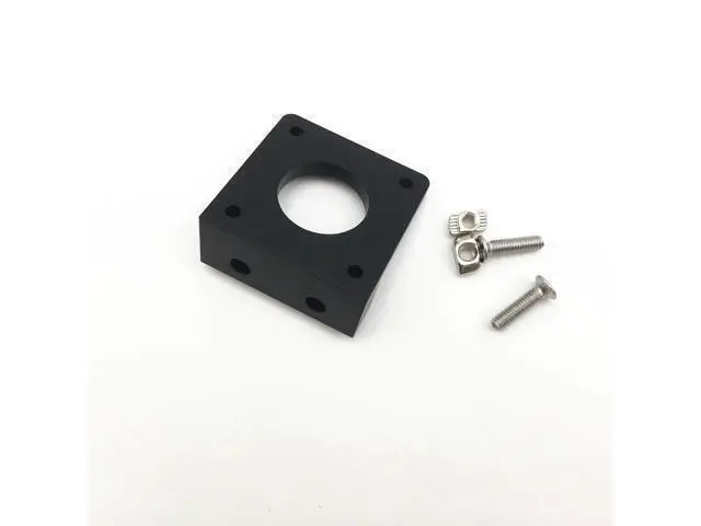 Alt view image 3 of 3 - Funssor 1pcs black color aluminum Creality CR-10 Z Motor Bracket with screw nuts