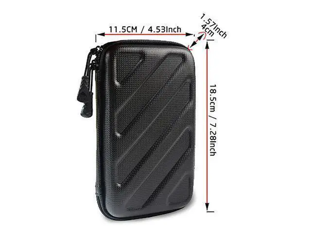 Alt view image 2 of 3 - Hard Shell 4 Slot Watch Box Organizer Waterproof Travel Watch Storage Zipper Case Portable Watch Strap Band Organizer Bag