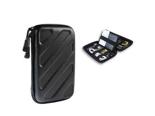 Alt view image 3 of 3 - Hard Shell 4 Slot Watch Box Organizer Waterproof Travel Watch Storage Zipper Case Portable Watch Strap Band Organizer Bag
