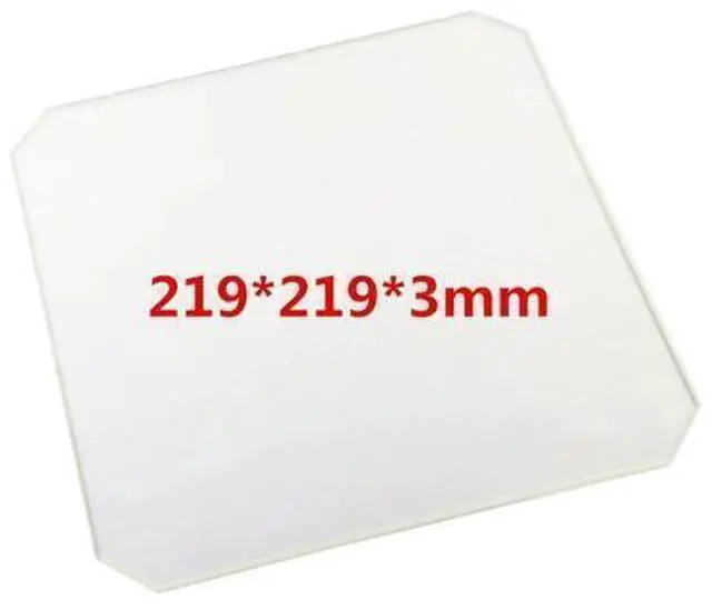 Main image of Funssor 219X219X3MM Borosilicate Glass plate for Wanhao Duplicator i3 Anet A8 MP Maker Select 3D Printer