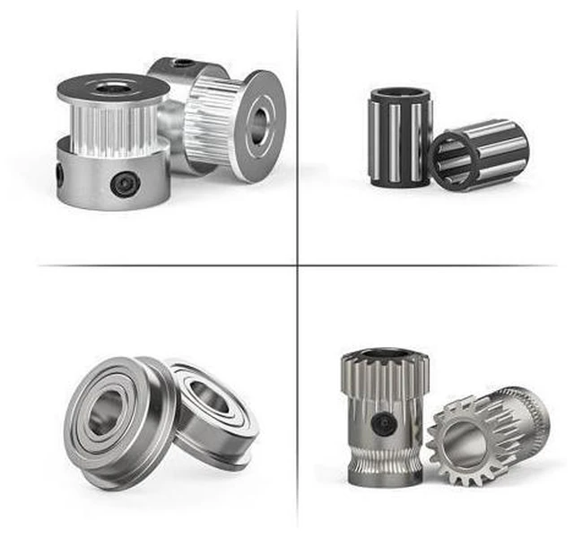 Alt view image 2 of 3 - V M4 extruder mechanism kit dual gear hardware design with gear
