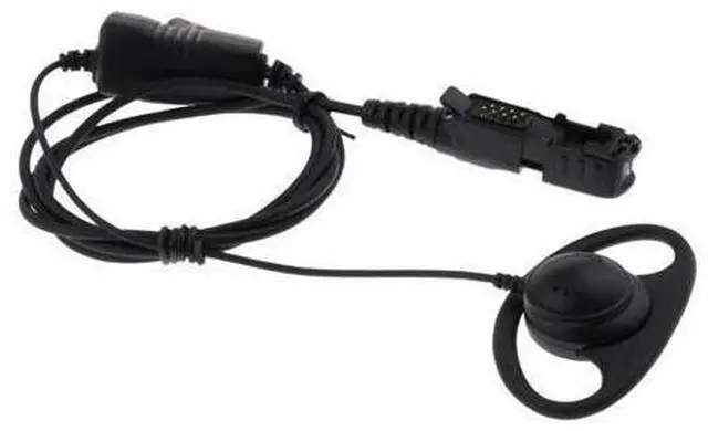 Main image of D Shape Ear Hook Earpiece Headset Speaker Mic for Motorola XIR P6620 XPR3500
